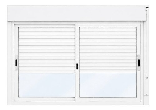 Ventana Monoblock Con Persiana Pvc 150 X 100 Serie 20